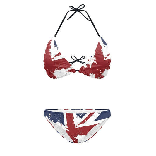 Women’s Split Printed Swimsuit - swimsuit