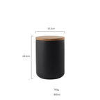 Wooden Lid Sealed Ceramic Storage Jar Kitchen Accessories - Storage Jar