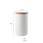 Wooden Lid Sealed Ceramic Storage Jar Kitchen Accessories - Storage Jar