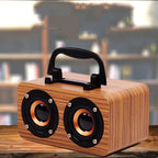 Wooden Wireless Bluetooth Speaker Portable Outdoor Speaker - Bluetooth speaker