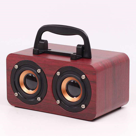 Wooden Wireless Bluetooth Speaker Portable Outdoor Speaker - Bluetooth speaker