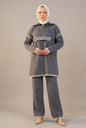 Mec Zippered Collar Knitwear Suit