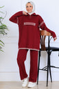 Mec Zippered Collar Knitwear Suit