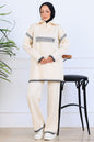 Mec Zippered Collar Knitwear Suit