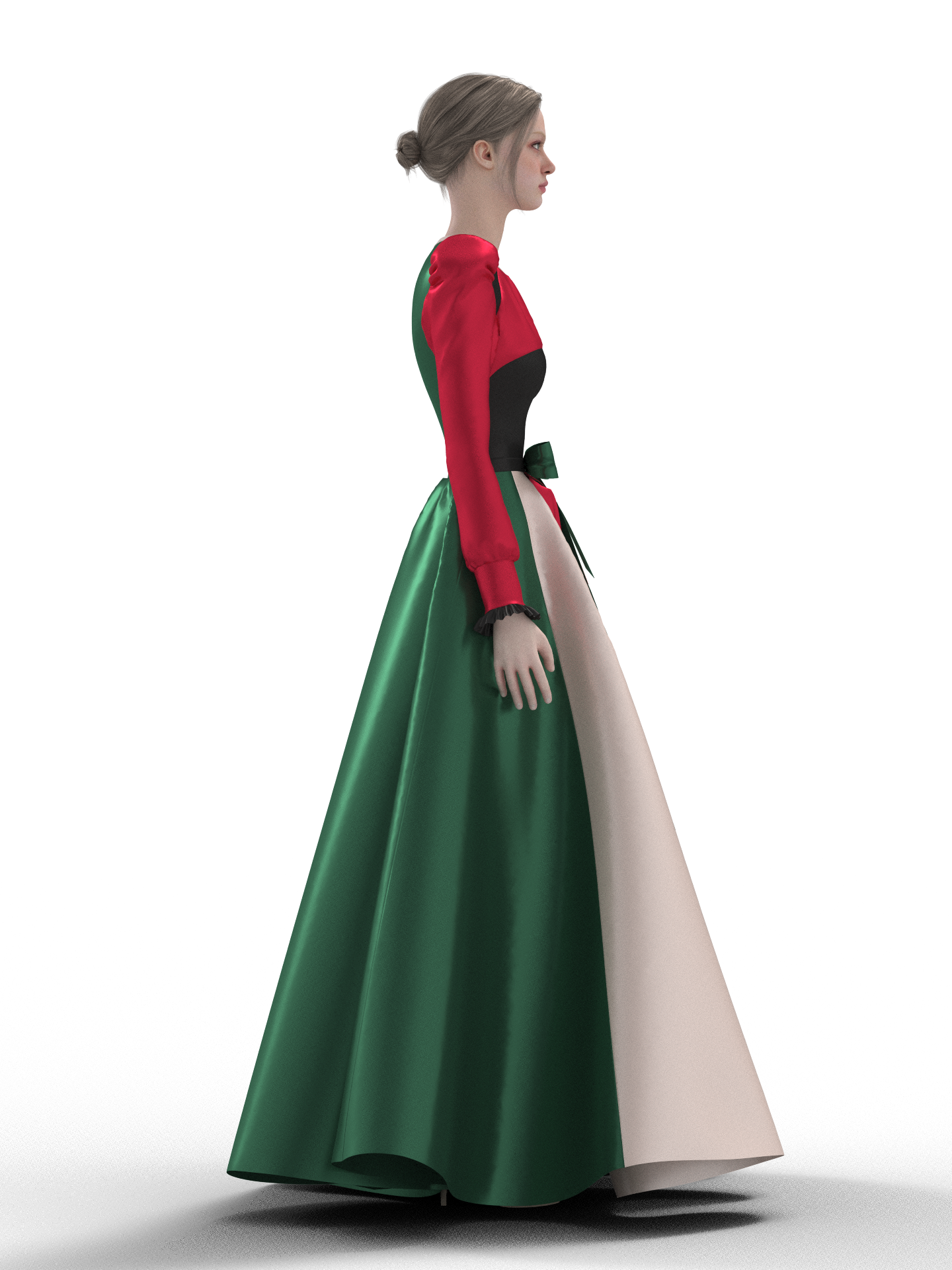 Damascus Rose Gown